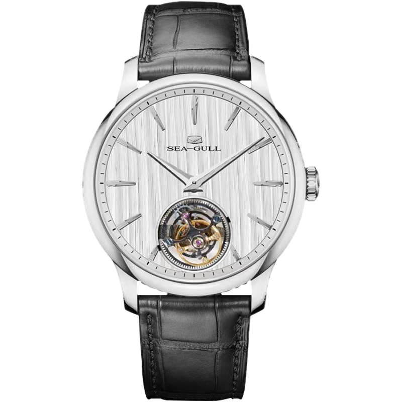 Ultra-thin Automatic Tourbillon | 9.35mm Thickness | Chinese Guqin Texture Dial | 42mm