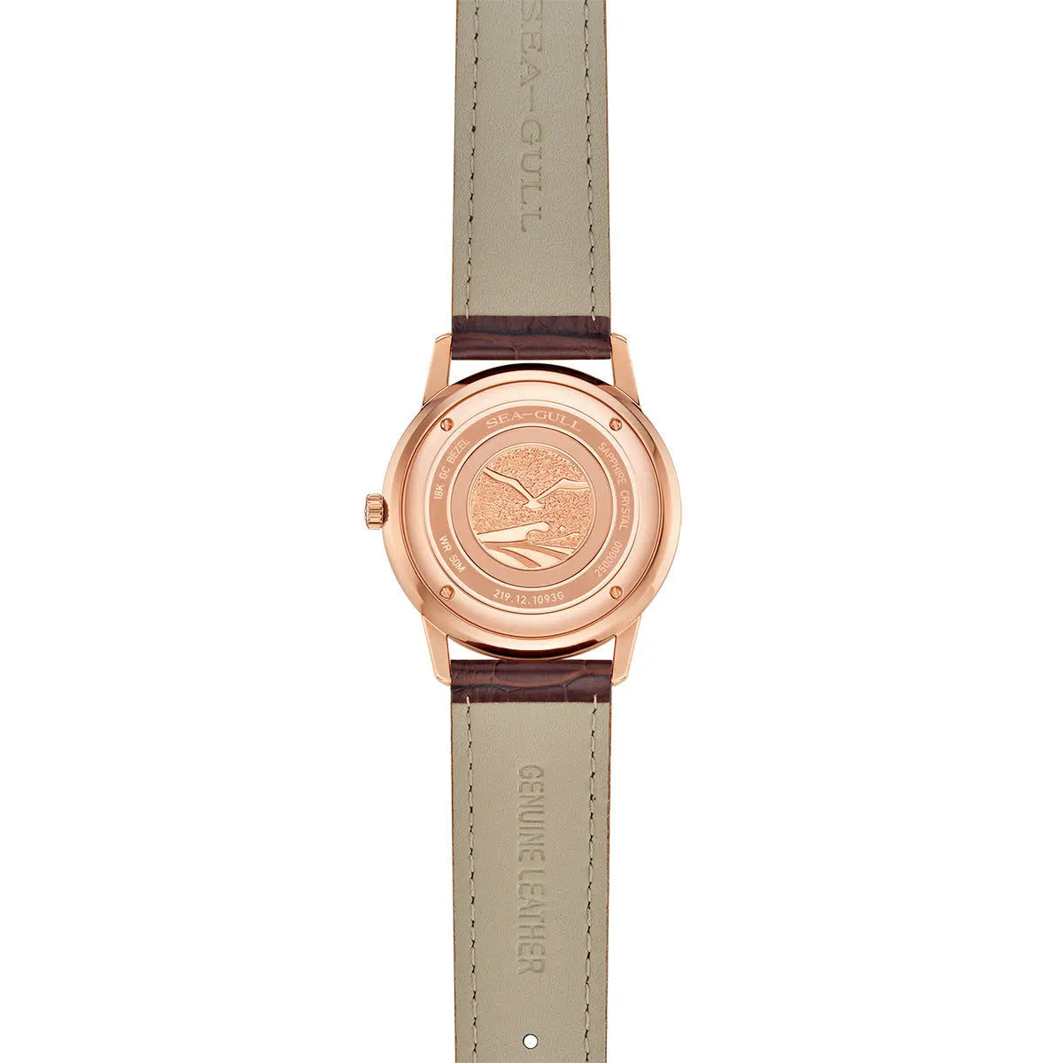 Couple Watch | 18K Gold-plated | Business | Calendar | 38mm/31mm Sea-Gull Watch Official Store