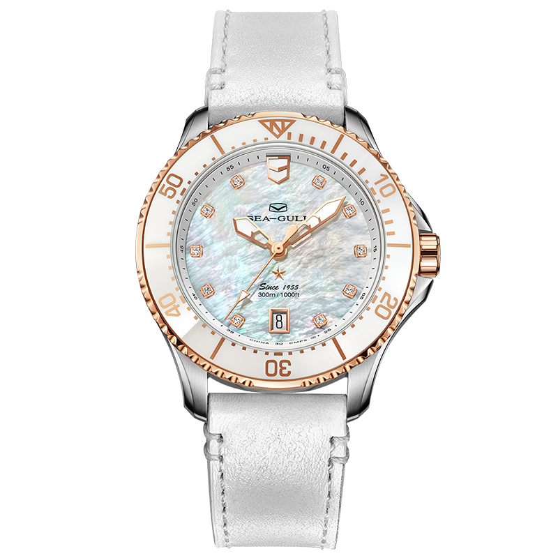 Ocean Series | Mother-of-Pearl Dial | Luminous | 300m Waterproof | 40mm