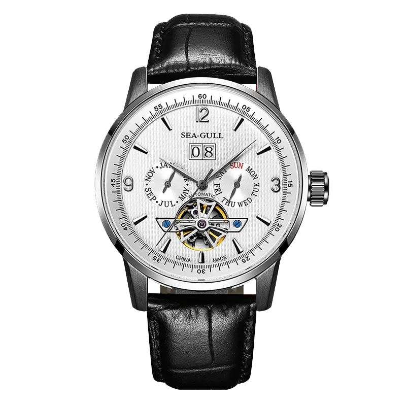 スケルトン | フライホイール | 完全カレンダー | 週表示 | 43mm Sea-Gull