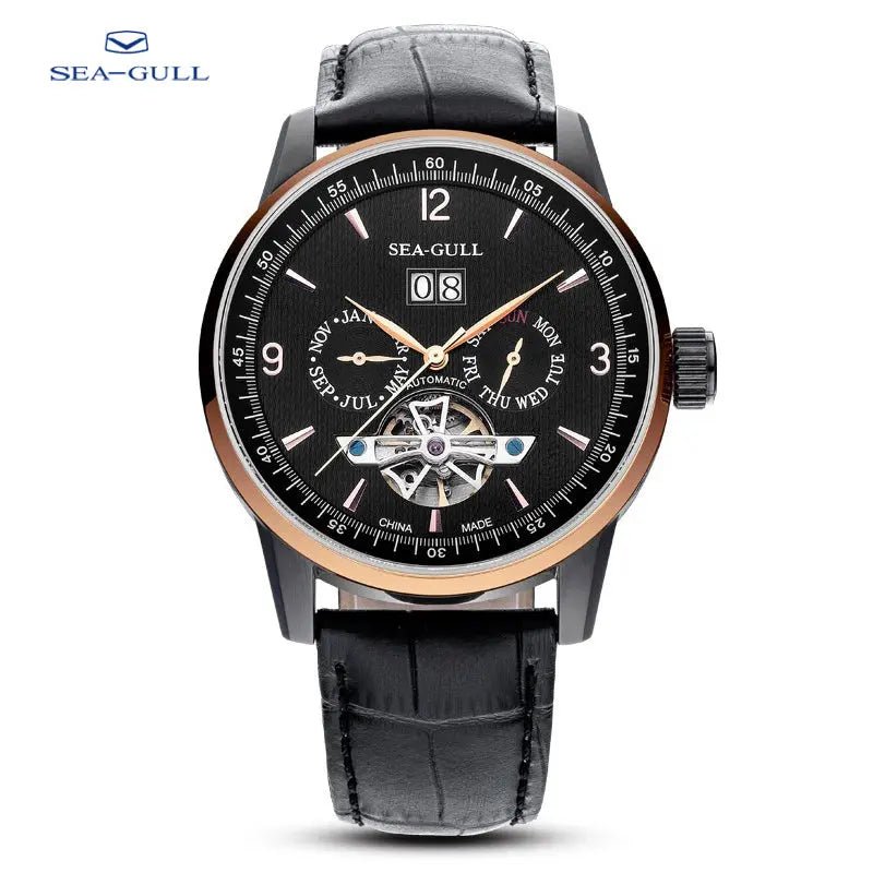Skeleton | Open Heart | Complete Calendar | Week Display | 43mm - Sea-Gull Watch Official Store