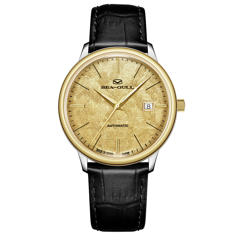 18K Gold-plated | Couple Watch | Business | Calendar | 42mm/36mm Sea-Gull Watch Official Store