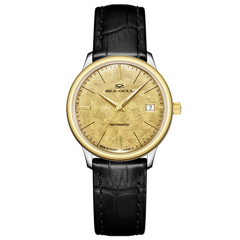 18K Gold-plated | Couple Watch | Business | Calendar | 42mm/36mm Sea-Gull Watch Official Store