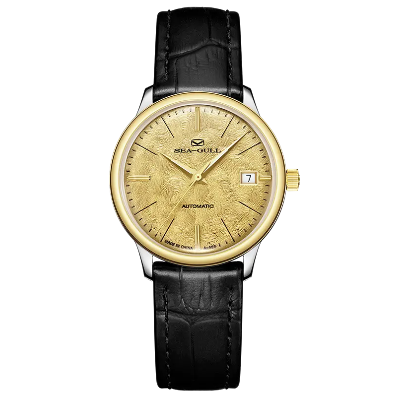 18K Gold-plated | Couple Watch | Business | Calendar | 42mm/36mm Sea-Gull Watch Official Store