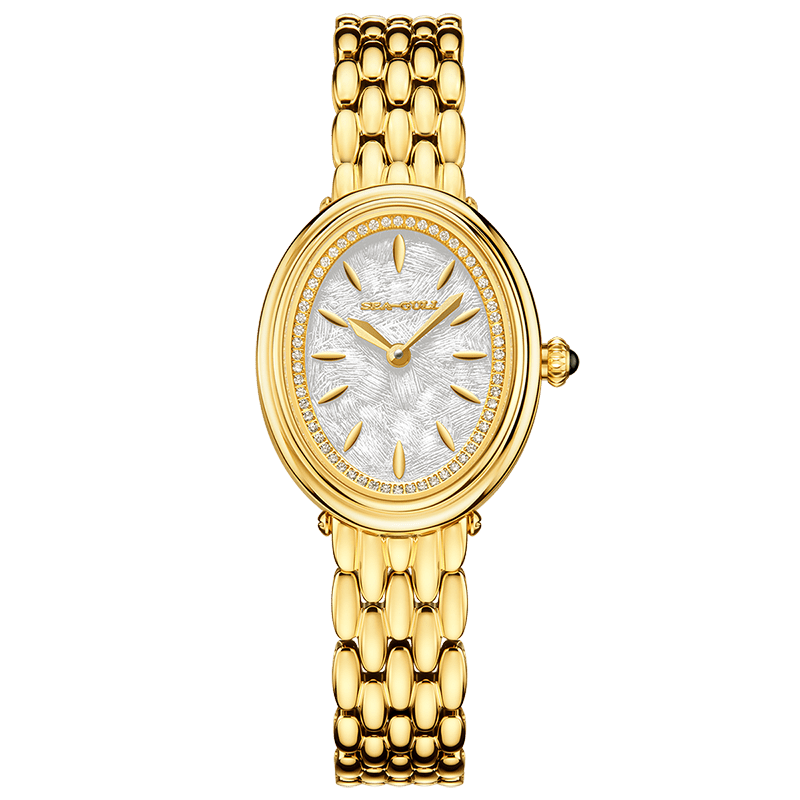 18K Gold Zircon-set | Automatic | Women's Watch | 25mm - Sea-Gull Watch Official Store