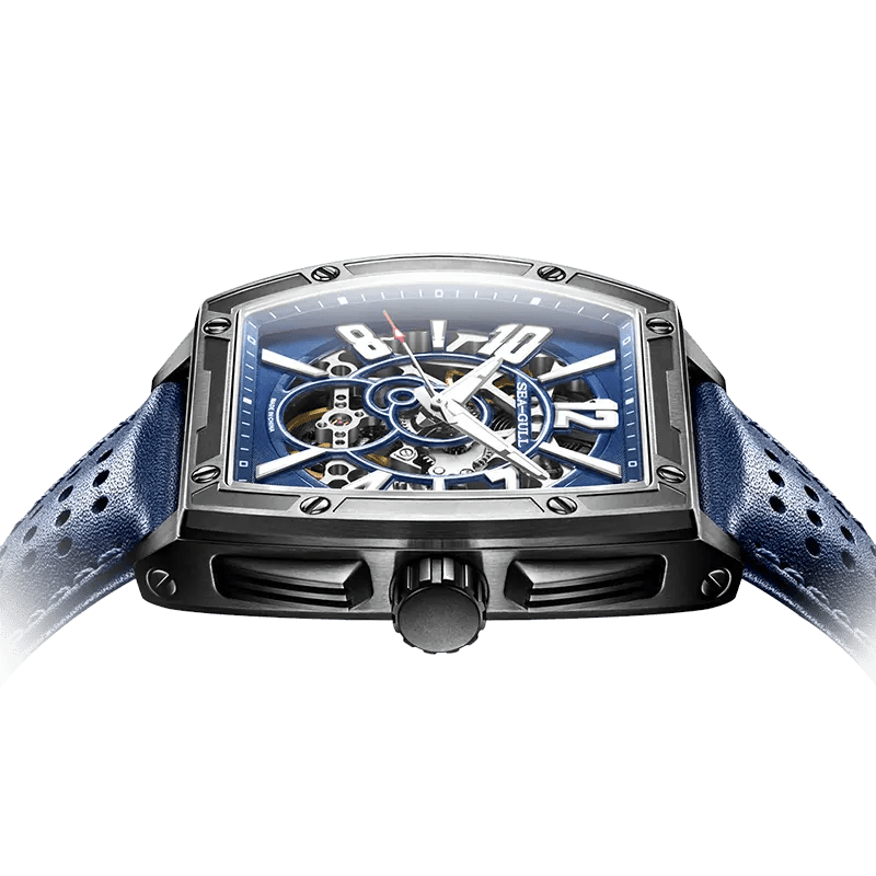 Serie Street Overlord | Cassa tonneau | Scheletrato completo | 42mm Sea-Gull