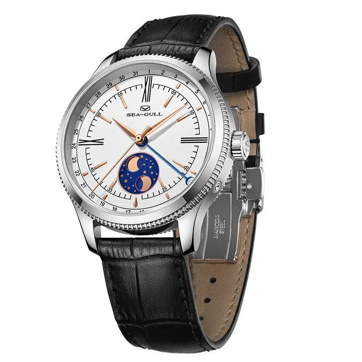 Moon Phase | Calendar | Roman Numeral | 41mm Sea-Gull