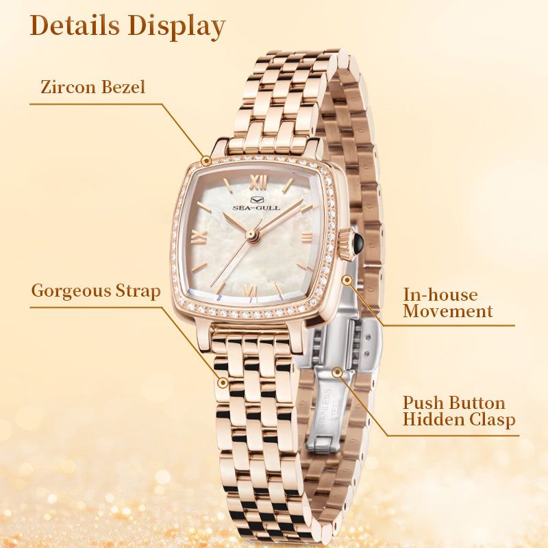 Oriento Series | Cube | Mother-of-Pearl Dial | 25mm Sea-Gull