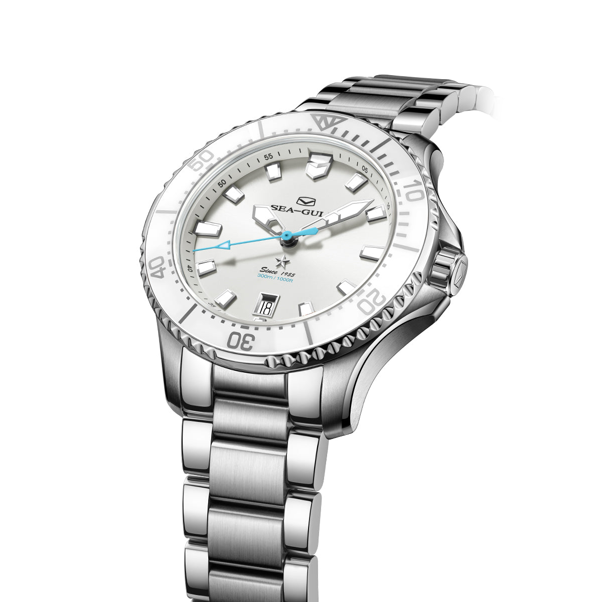 Ocean Series | Mother-of-Pearl Dial | Luminous | 300m Waterproof | 40mm