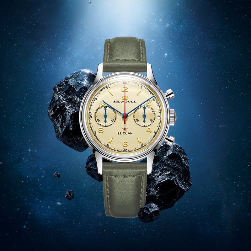 Seagull 1963 Series | Polar Night Edition | Chronograph | Exhibition Case Back | 37.3mm - Sea-Gull Watch Official Store