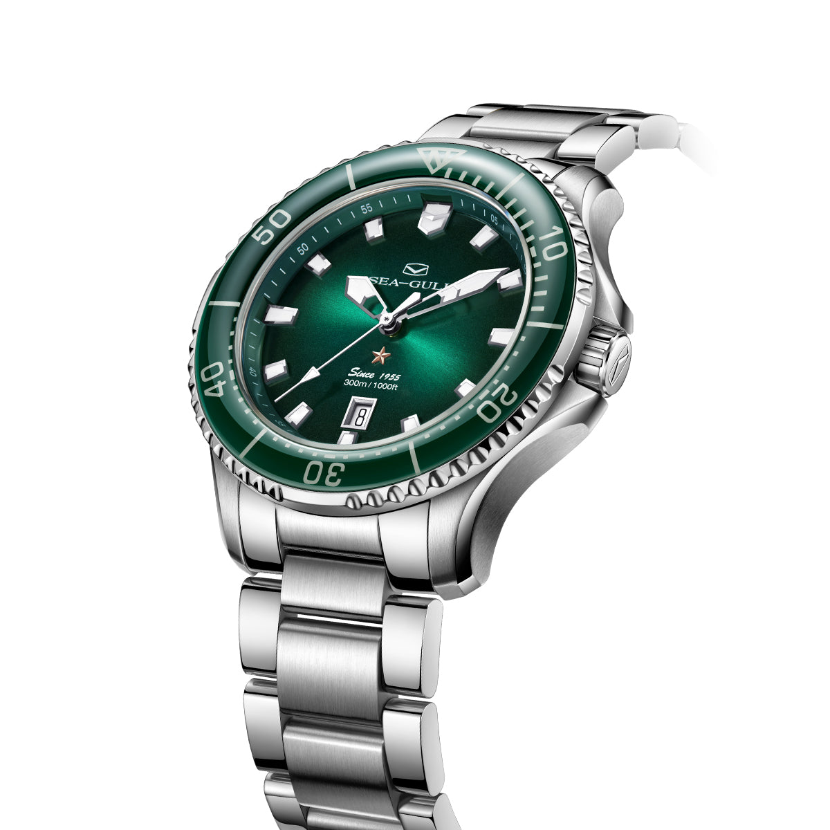 ダイブ | オーシャンシリーズ | 300M防水 | 輝く | カレンダー | 44mm
