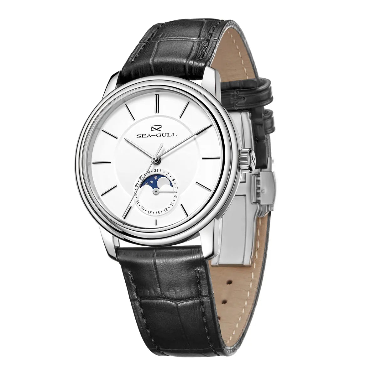 Moon Phase | Sub-dial | Business | Ultra-thin | 38mm Sea-Gull