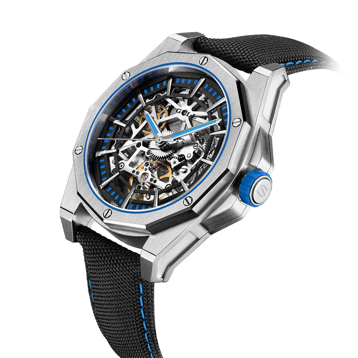 Straßenoberhaupt-Serie | Voller Skelett | Leuchtend | 43mm