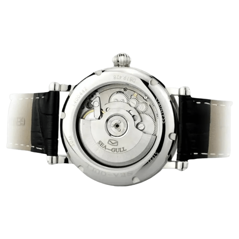 Volant d’inertie | Calendrier | Chiffre romain | Sea-Gull 42 mm