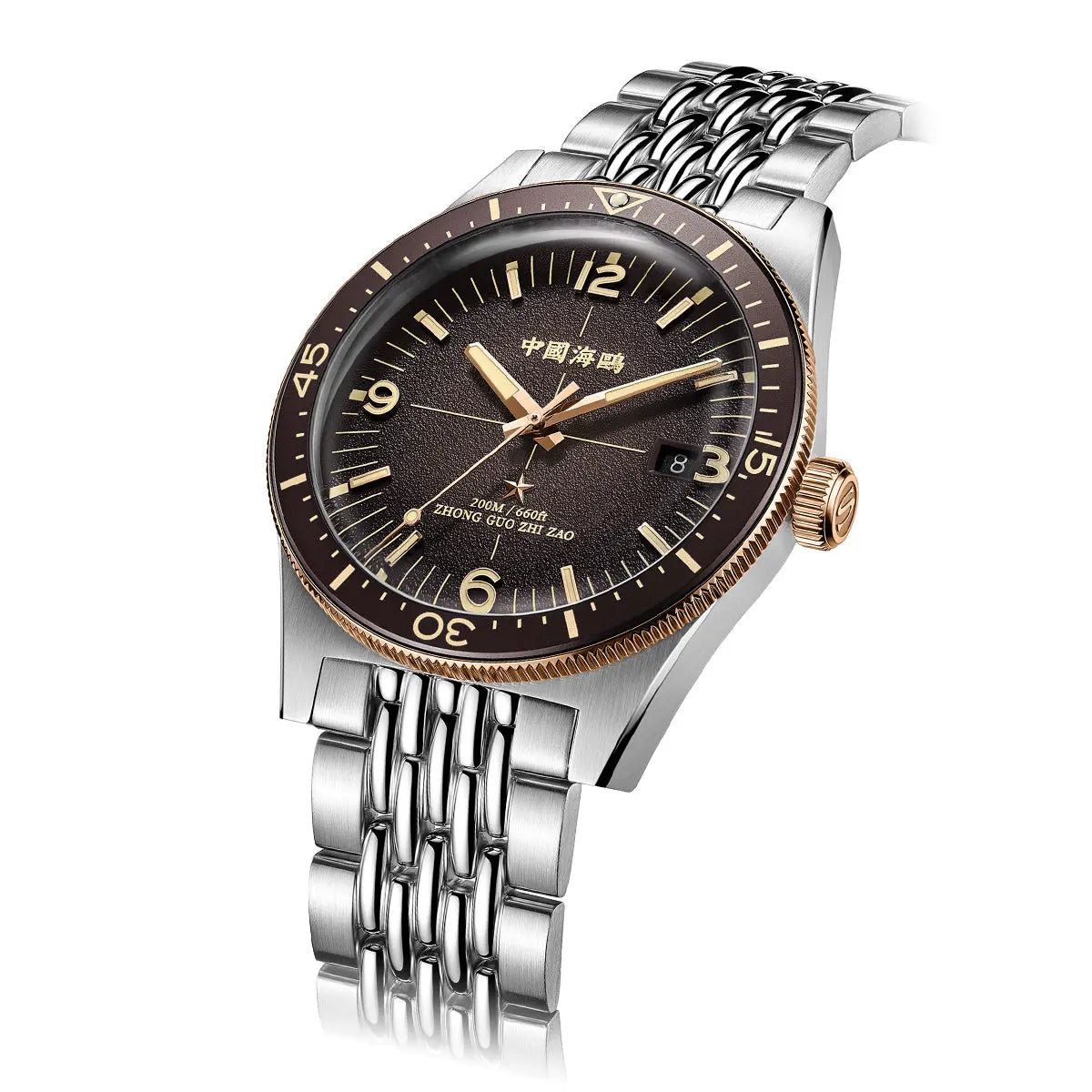 Ocean Series | 1984 Antarctic Expedition | Dual Strap | Calendar | Luminous | 40mm Sea-Gull