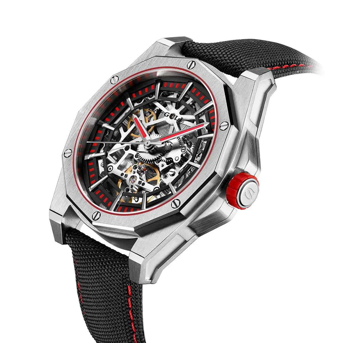 Straßenoberhaupt-Serie | Voller Skelett | Leuchtend | 43mm