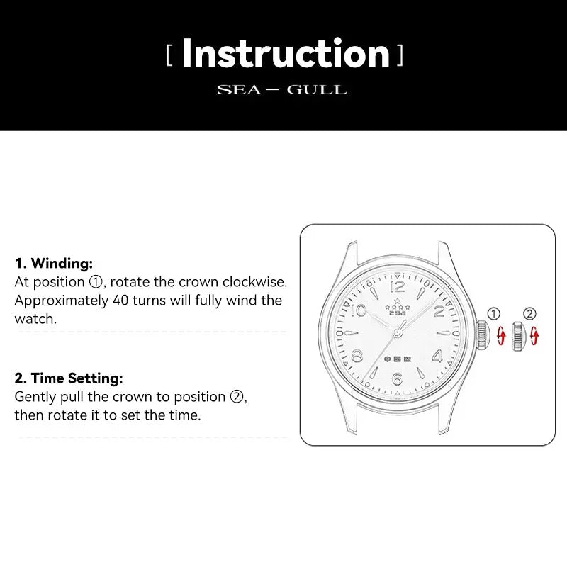 Five Stars | 70th Anniversary | Reissue Wuxing | Small Dial | 31mm Sea-Gull