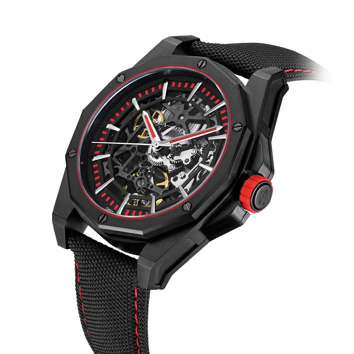 Straßenoberhaupt-Serie | Voller Skelett | Leuchtend | 43mm