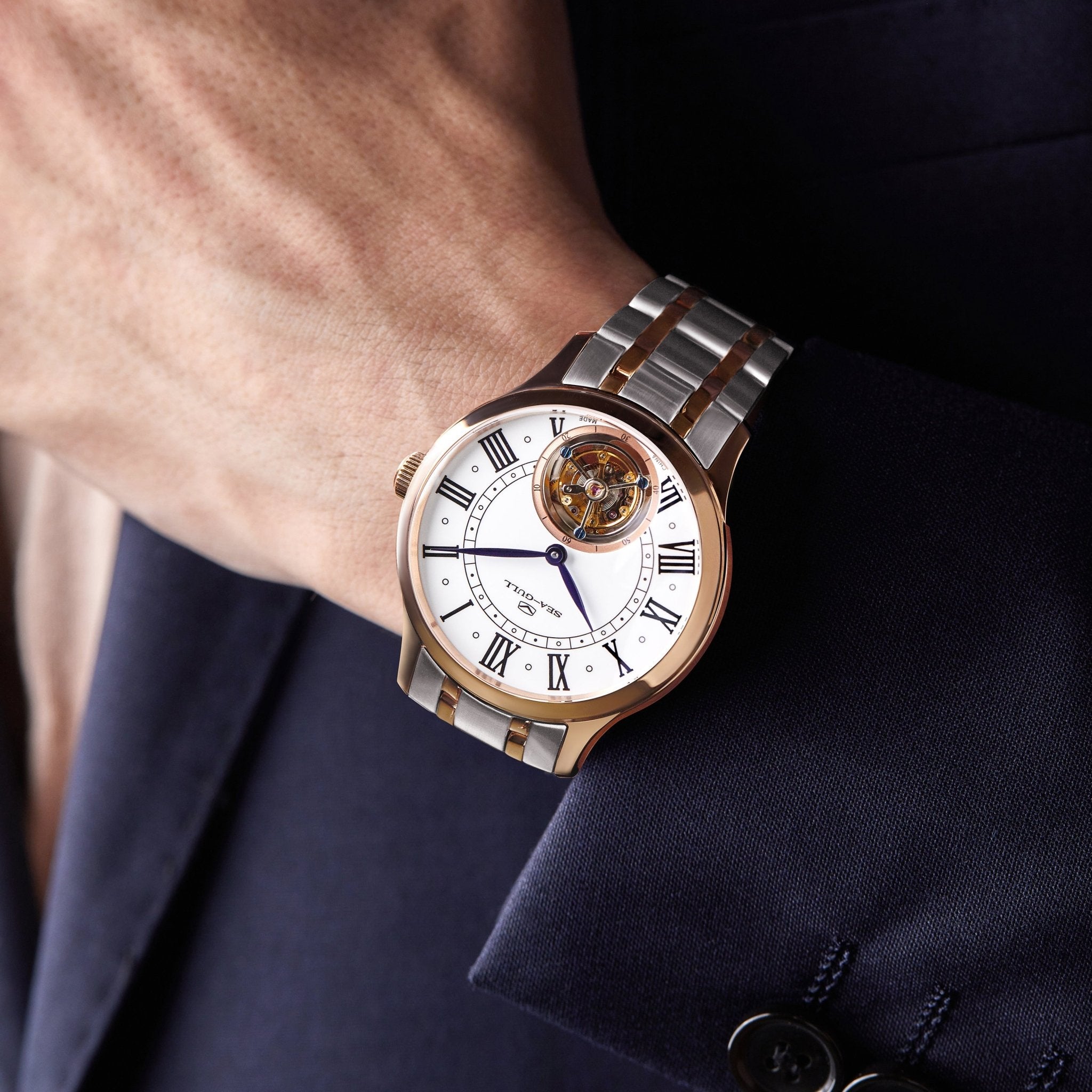 Coaxial Tourbillon | Roman Numeral Dial | Artisan Heritage Series | 42mm - Sea-Gull Watch Official Store