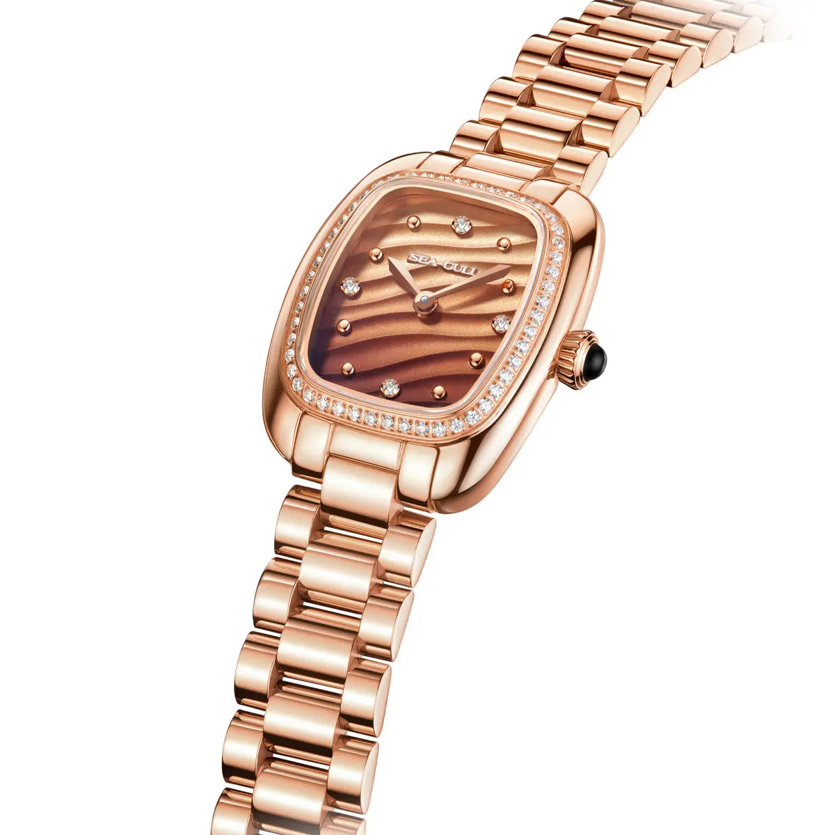 Time for Her Series | Mocha Retro | Quartz Movement | Square | 30mm Sea-Gull