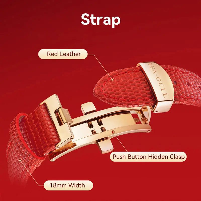 Elegant | Skeleton | Fashion | 34mm Sea-Gull