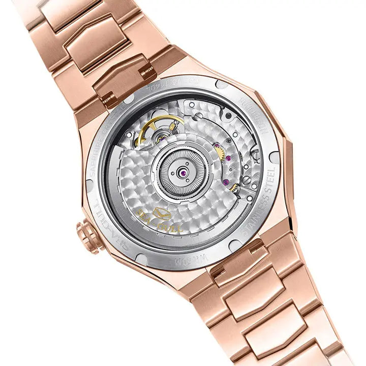 Mother-of-Pearl Dial | Calendar | Zircon | Luminous | 34mm Sea-Gull