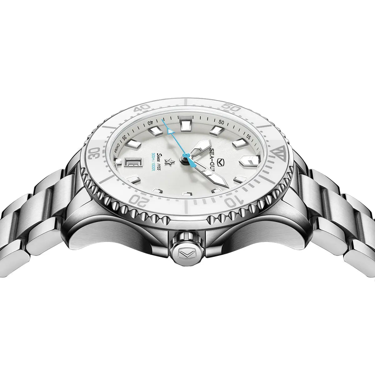 Ocean Series | Mother-of-Pearl Dial | Luminous | 300m Waterproof | 40mm Sea-Gull