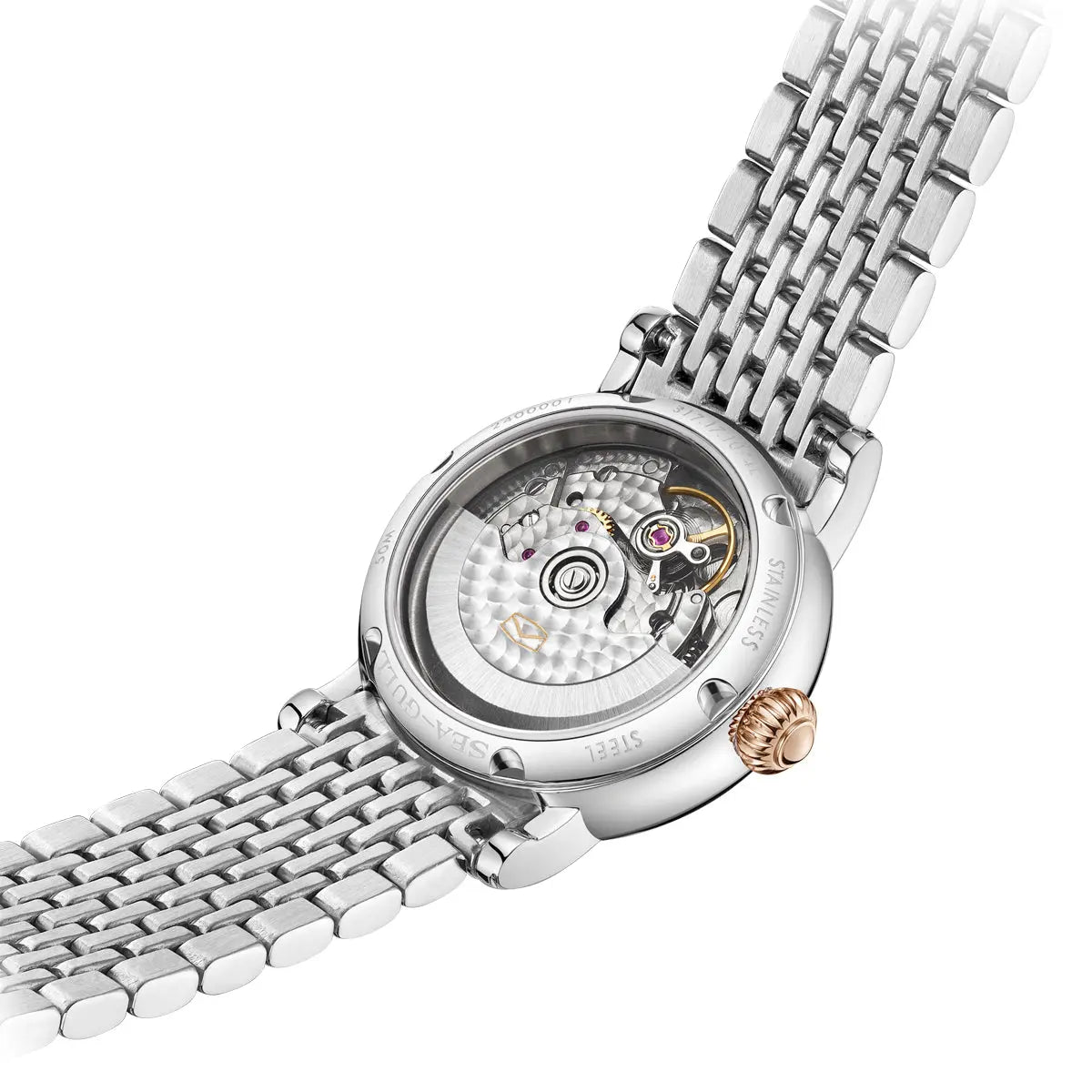 Flower Dial | Calendar | Moth Orchids Pattern | 27mm Sea-Gull