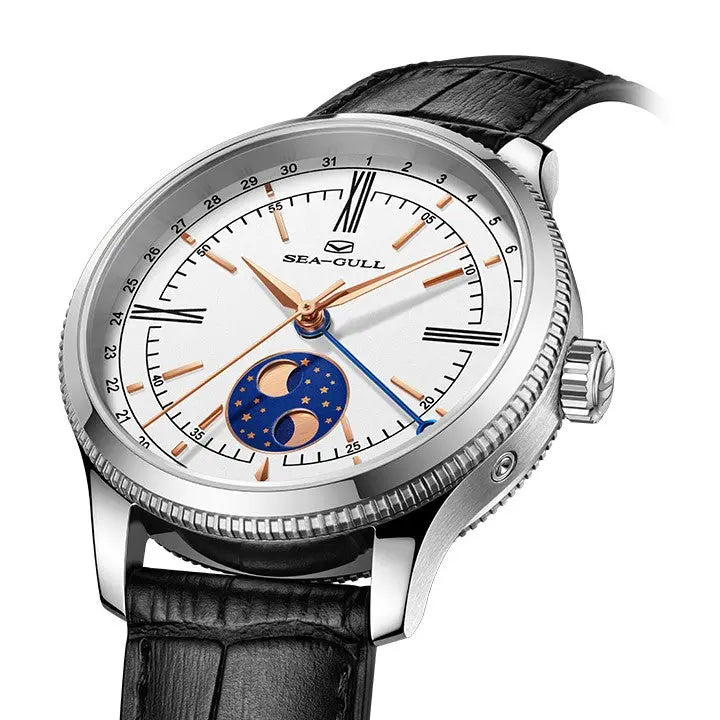 Moon Phase | Calendar | Roman Numeral | 41mm Sea-Gull