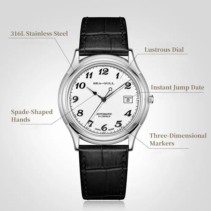 Ultra-Thin | Business | Calendar | 39mm Sea-Gull