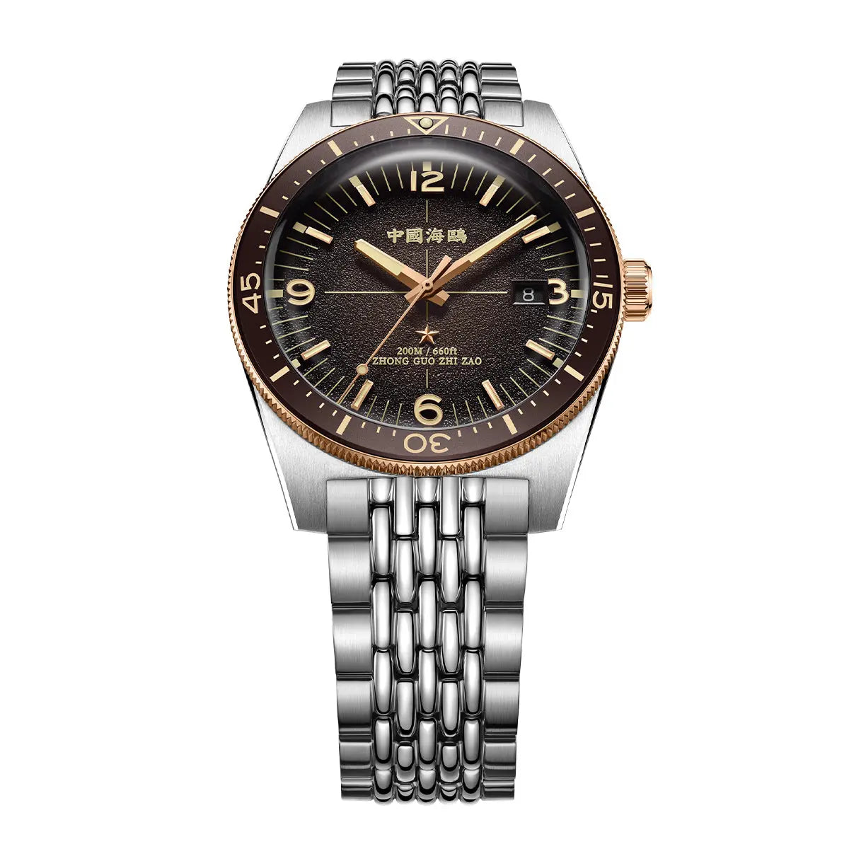 Ocean Series | 1984 Antarctic Expedition | Dual Strap | Calendar | Luminous | 40mm Sea-Gull