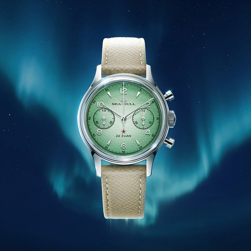 Seagull 1963 Series | Aurora Edition | Chronograph | Premium |37.3mm - Sea-Gull Watch Official Store
