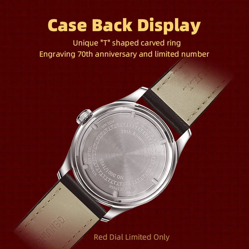 Five Stars | 70th Anniversary | Reissue Wuxing | Limited Edition | 38mm Sea-Gull