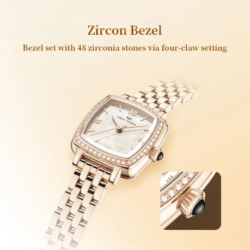 Oriento Series | Cube | Mother-of-Pearl Dial | 25mm Sea-Gull