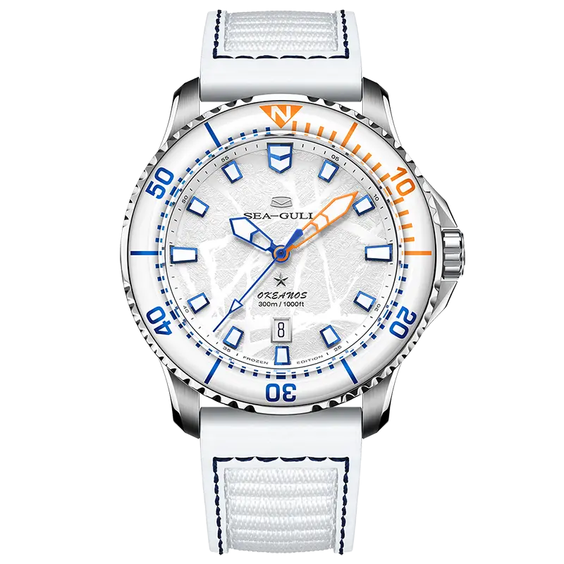 Ocean Series Pro | Ice Wing | Titanium | 300m Waterproof | 43mm Sea-Gull