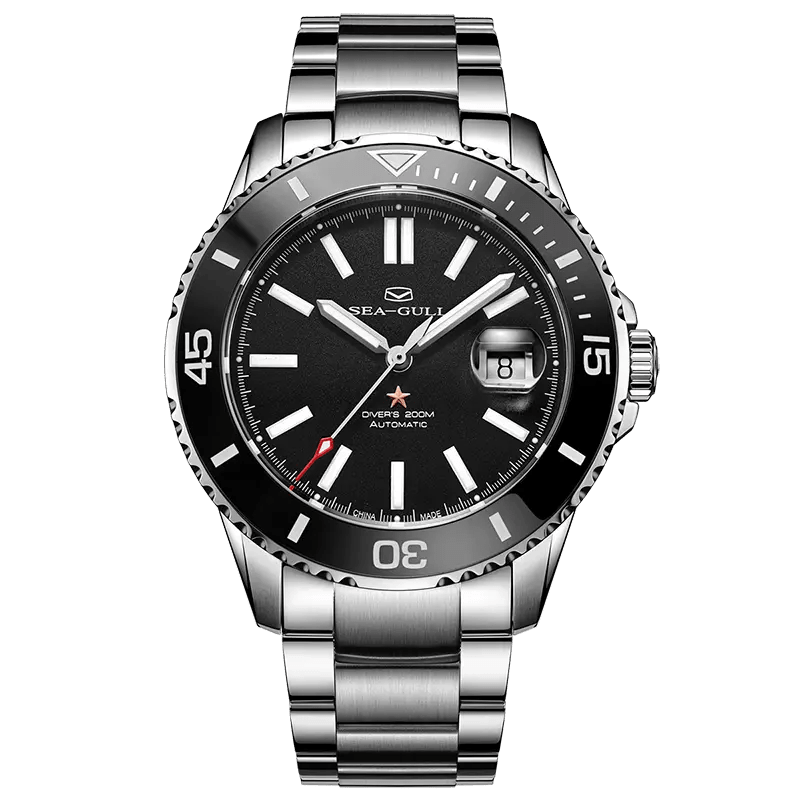 Ocean Series | 200M Waterproof | Ceramic Bezel | Luminous | Calendar | 44mm - Sea-Gull Watch Official Store