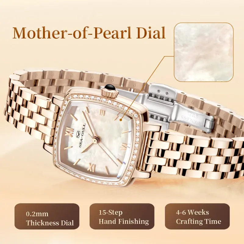 Oriento Series | Cube | Mother-of-Pearl Dial | 25mm Sea-Gull