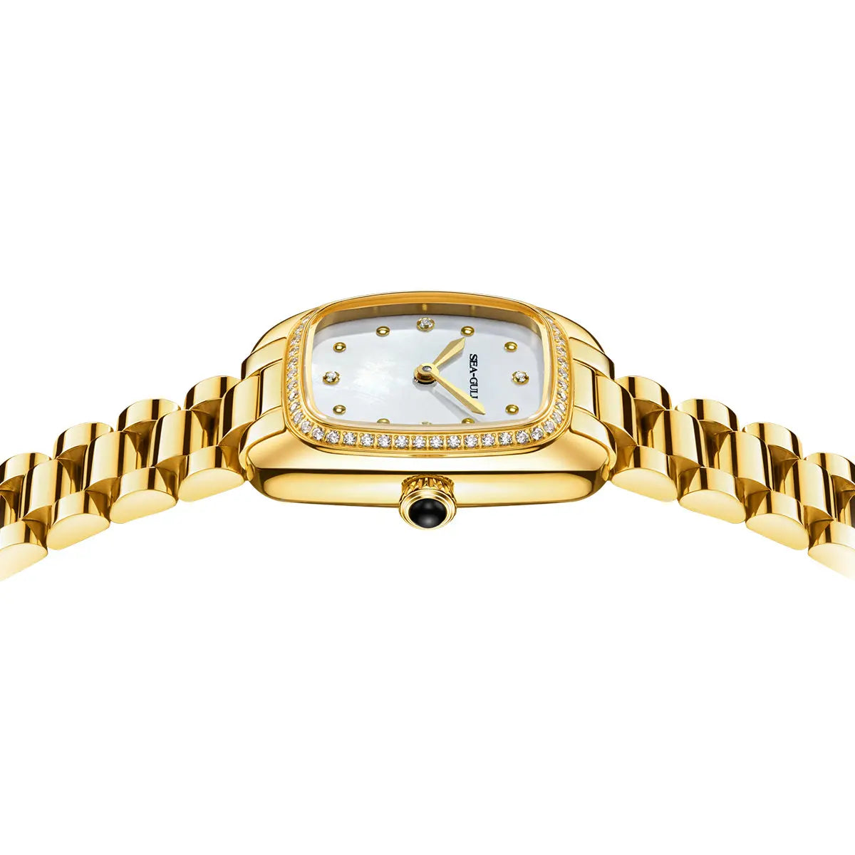 Time for Her Series | Mocha Retro | Quartz Movement | Square | 30mm Sea-Gull