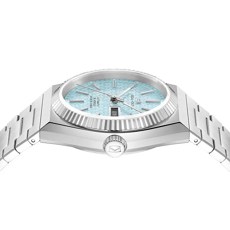 Reissue | Fluted Bezel | Day-Date Display | Ancient Cloud Motif Dial | 38mm - Sea-Gull Watch Official Store