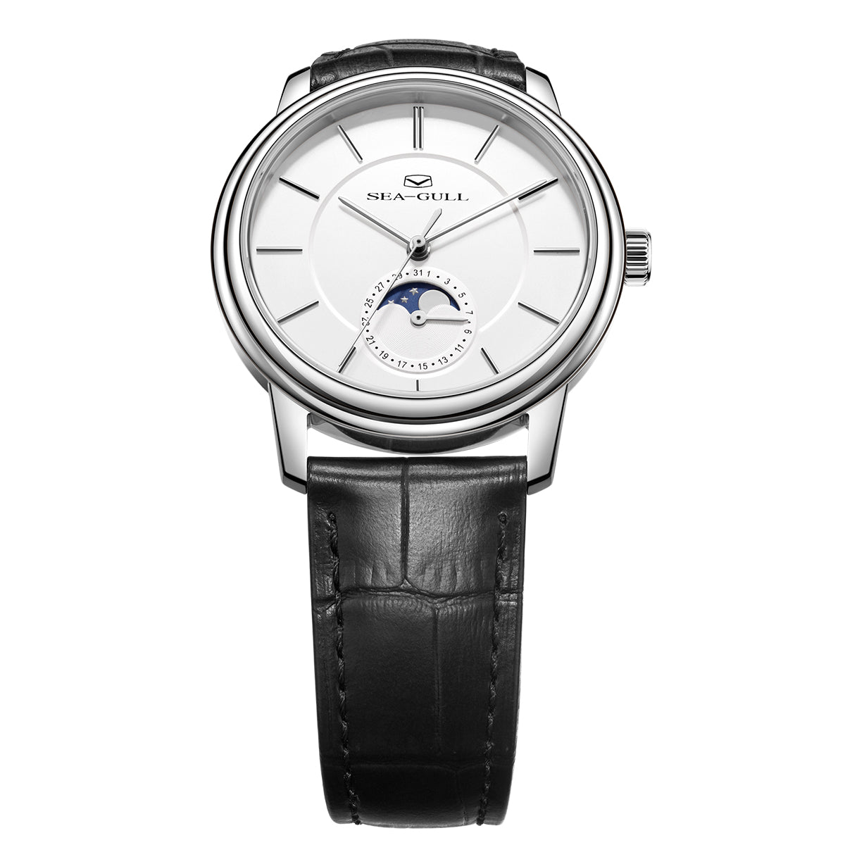 Moon Phase | Sub-dial | Business | Ultra-thin | 38mm Sea-Gull