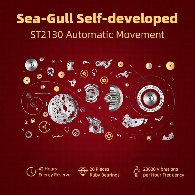 Five Stars | 70th Anniversary | Reissue Wuxing | Limited Edition | 38mm Sea-Gull