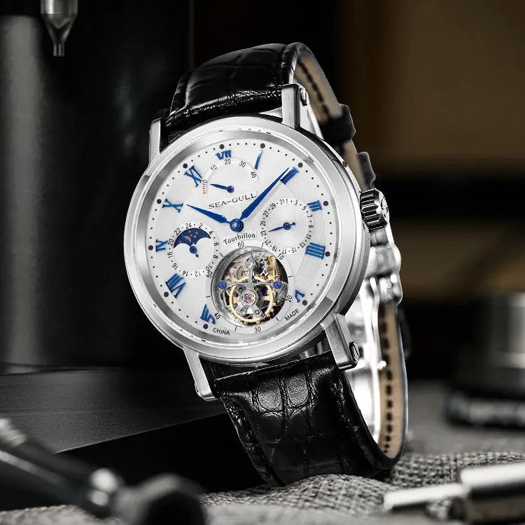 Tourbillon | Heritage Series | Calendar | Energy Indicator | 40mm Sea-Gull