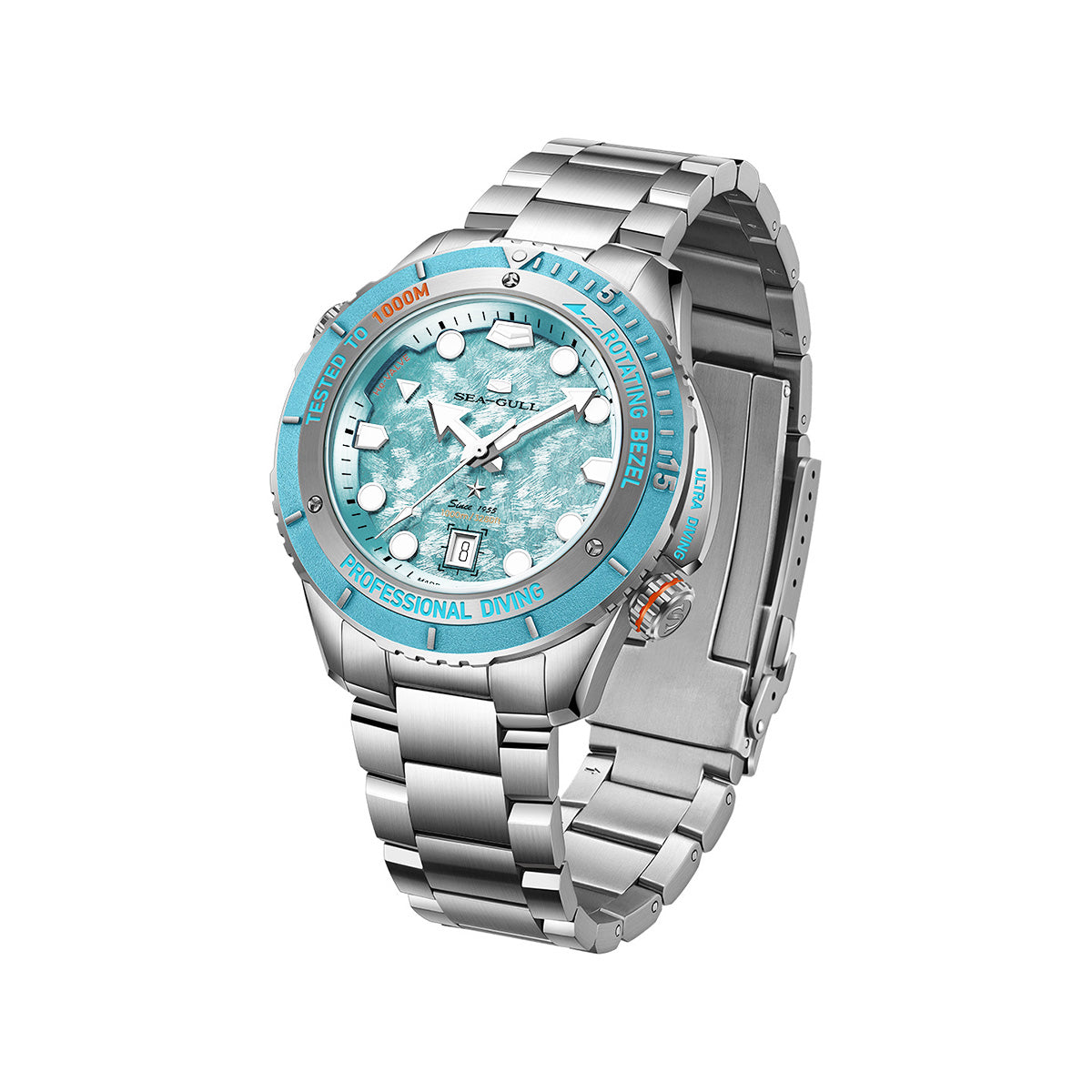 New | Deep Ocean|Ultra Diving Series | Titanium 1000M Diver | Helium Valve | Bonus Strap | 45mm