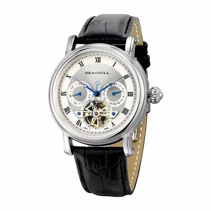 Flywheel | Calendar | Roman Numeral | 42mm Sea-Gull