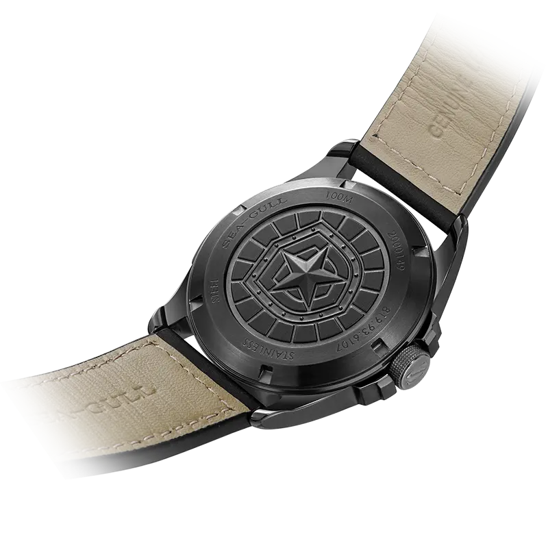 Vintage | Military Watch | Luminous | 100m Waterproof | Pilot | 43mm Sea-Gull