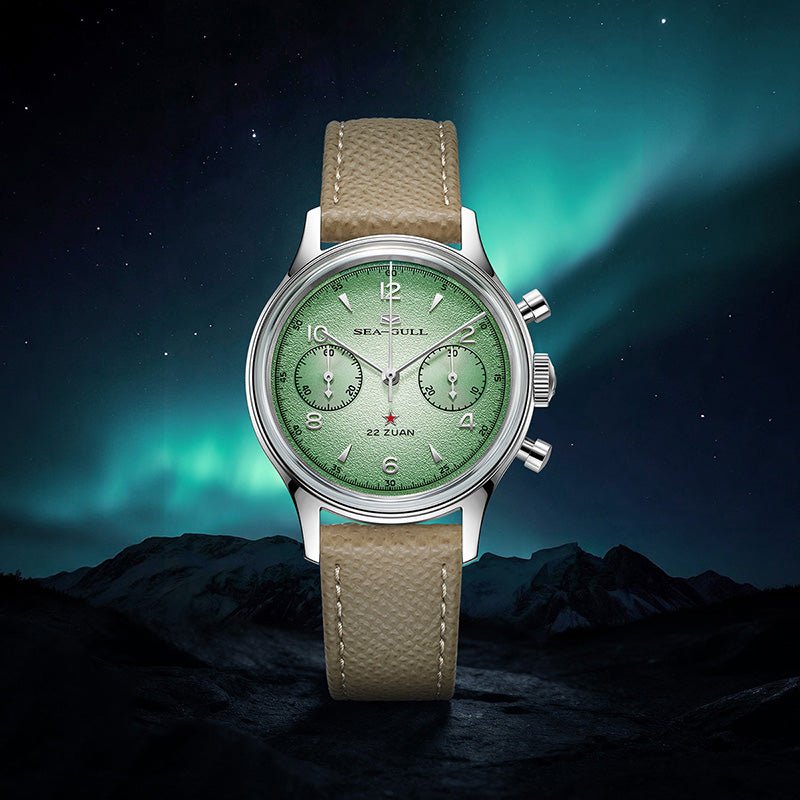 Seagull 1963 Series | Aurora Edition | Chronograph | Premium |37.3mm - Sea-Gull Watch Official Store