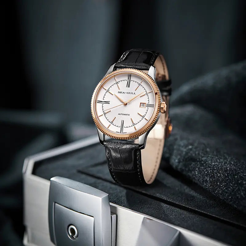 Ultra-Thin | Business | Calendar | Dress Watch | 41mm Sea-Gull