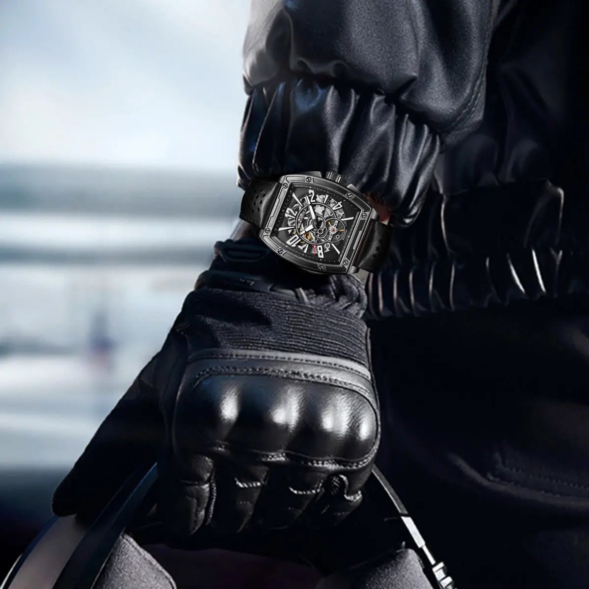 Serie Street Overlord | cassa tonneau | scheletrato completo | 42mm Sea-Gull