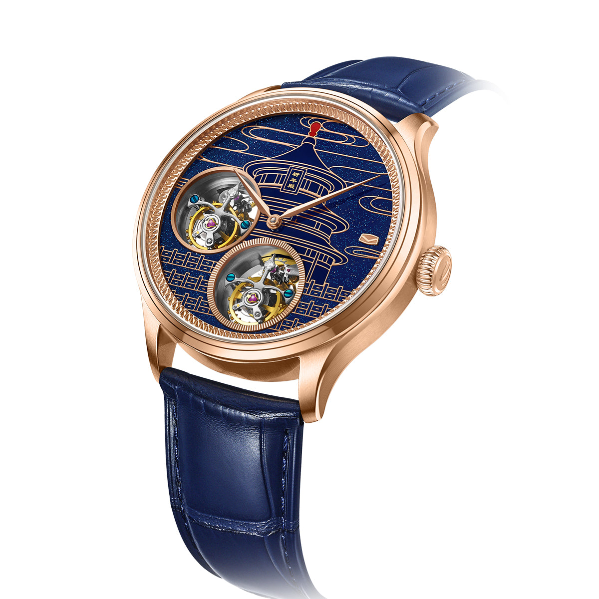 Doppel-Tourbillon | Sternenhimmel-Zifferblatt | Tempel des Himmels Edition | 43mm