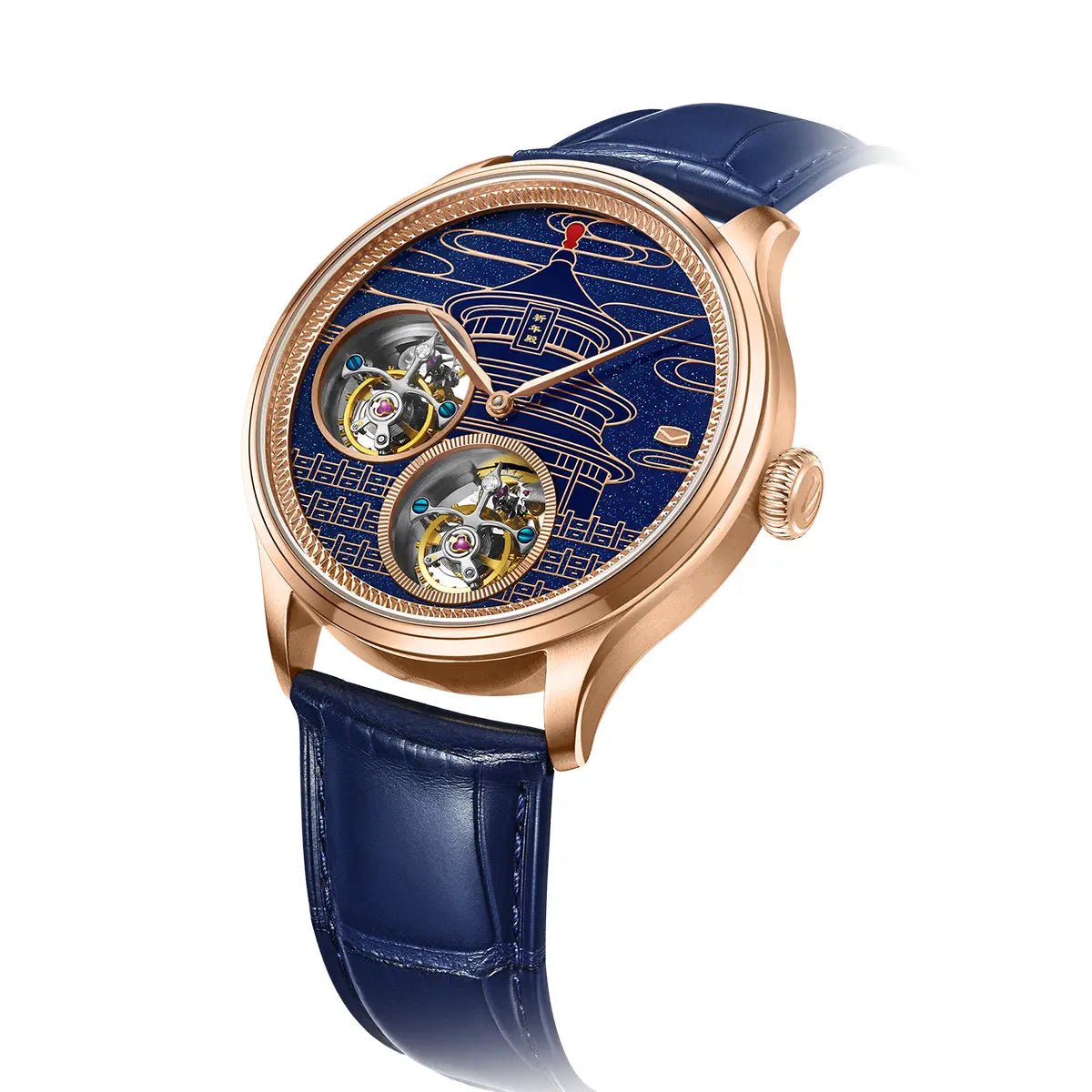 Double Tourbillon | Starry Sky Dial | Temple of Heaven Edition | 43mm - Sea-Gull Watch Official Store